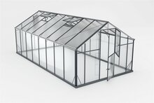 Kasvuhoone Gampre Sanus Hybrid XL-16, karastatud klaas, 5.70 x 2.90 m, 6 mm