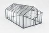 Kasvuhoone Gampre Sanus Hybrid XL-15, karastatud klaas, 5.00 x 2.90 m, 6 mm
