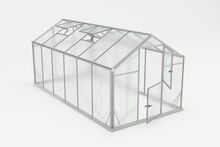 Kasvuhoone Gampre Sanus L-10, alumiinium/polükarbonaat, 4.3 x 2.2 m, 6 mm kate