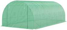 Kasvuhoone Outsunny, 6 x 3 x 2 m, 12 akent, roheline