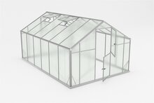 Kasvuhoone Gampre Sanus XL-12, polükarbonaat, 4.3 x 2.9 m, 6 mm kate