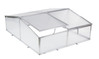 Kaheosaline kasvuhoone G21 GA12 100 x 120 x 40 cm