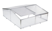 Kaheosaline kasvuhoone G21 GA12 100 x 120 x 40 cm
