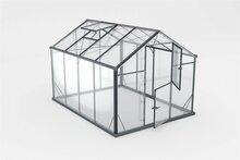 Kasvuhoone Gampre Sanus Glass L-7, karastatud klaas, 2.90 x 2.20 m