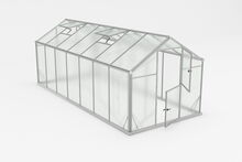 Kasvuhoone Gampre Sanus L-11, alumiinium/polükarbonaat, 5 x 2.2 m, 6 mm kate
