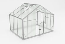 Kasvuhoone Gampre Sanus XL-7, alumiinium/polükarbonaat, 2.2 x 2.9 m, 6 mm kate