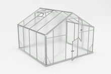 Kasvuhoone Gampre Sanus XL-9, alumiinium/polükarbonaat, 2.9 x 2.9 m, 6 mm kate