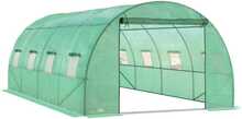 Kasvuhoone Outsunny, 6 x 3 x 2 m, roheline