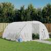 Kasvuhoone vidaXL terasraamiga, 4x4x2m, 16m2, valge