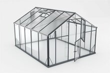 Kasvuhoone Gampre Sanus Hybrid XL-10, karastatud klaas, 3.60 x 2.90 m, 6mm