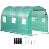Kasvuhoone Vevor 3.6x2x2 m, terasraam, roheline