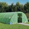 vidaXL kasvuhoone terasraamiga, 24x4x2m, 96m2, roheline
