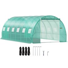 Kasvuhoone Vevor 6x3x2,1 m, roheline