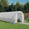 Kasvuhoone terasraamiga, 22x2x2m, 44m2, valge
