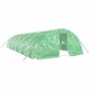 Kasvuhoone vidaXL terasraamiga, 12x5x2,3m, 60m2, roheline