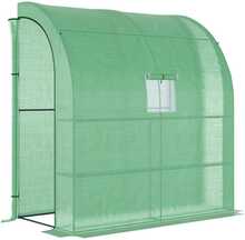 Kasvuhoone Outsunny, 200 x 100 x 215 cm, roheline, UV kaitse