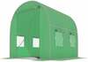 Kasvuhoone FunFit, roheline, akendega, 3x2x2 m