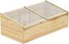 Kasvuhoone Outsunny puidust mini, 100x50x35 cm, naturaalne