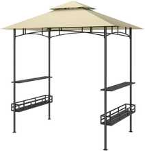 Grillpaviljon Outsunny, 240 x 150 x 257 cm, beež