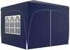 Paviljon Outsunny, 3 x 3 m, tumesinine