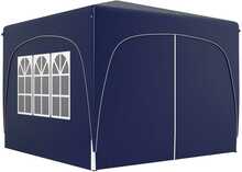 Paviljon Outsunny, 3 x 3 m, tumesinine