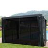 Külgkardinad varikatusele Gazebo Mirador Home4you, 3 x 3 m, must