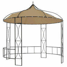 Paviljon vidaXL, 300x290 cm, pruun