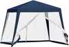 Paviljon Outsunny, 3 x 3 m, sääsevõrguga, sinine