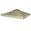 vidaXL varikatuse asenduskate, 310g/m2, beež, 3x3m