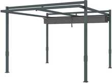 Paviljon Outsunny Pergola, 3,5 x 3 m, alumiinium, hall