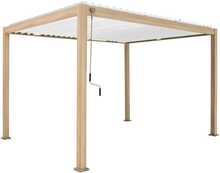Paviljon Mirador-111 Home4you, 3 x 4 m, heleda puidu imitatsioon