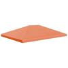 vidaXL varjualuse katus, 4x3 m, oranž, 310 g/m2