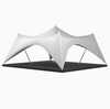 Paviljon Zeltpro Crown, 72 m2, valge
