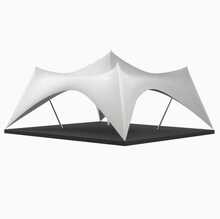 Paviljon Zeltpro Crown, 72 m2, valge