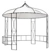 Paviljon vidaXL, 300x290 cm, valge