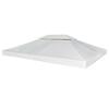 vidaXL varikatuse asenduskate, 3x4m, kreemjasvalge, 310g/m2