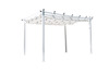 Pergola Lazio Venture Design, 345 x 395 x 246 cm, valge