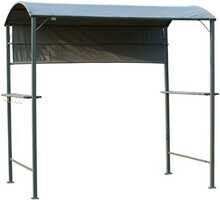 Grillipaviljon Outsunny, 218 x 138 x 216 cm, must