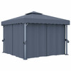 Paviljon aiatelk, kardinatega, 3 x 3 m, antratsiit