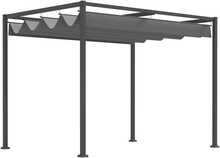 Paviljon Outsunny liigutatava katusega, 298x213x221 cm, hall
