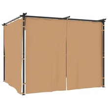 Paviljon aiamajale, kardinatega, 3 x 3 m, taupe