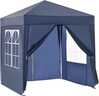 Kokkupandav paviljon Outsunny, 2x2 m, sinine