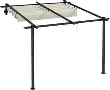 Paviljon Outsunny, 3 x 3 m, kreemjas