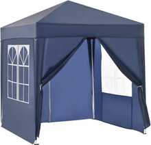Kokkupandav paviljon Outsunny, 2x2 m, sinine