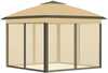 Paviljon Outsunny, 3,3 x 3,3 m, beež