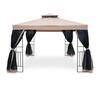 Paviljon Fieldmann FDZN 7010, 3 x 3 m, kreem/must