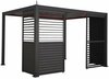 Reguleeritav lamellsein varikatusele Home4you Mirador-111, 4 m, tumehall
