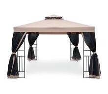 Paviljon Fieldmann FDZN 7010, 3 x 3 m, kreem/must