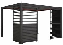 Reguleeritav lamellsein varikatusele Home4you Mirador-111, 4 m, tumehall
