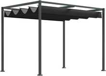 Paviljon Outsunny, 298 x 213 x 221 cm, must+hall
